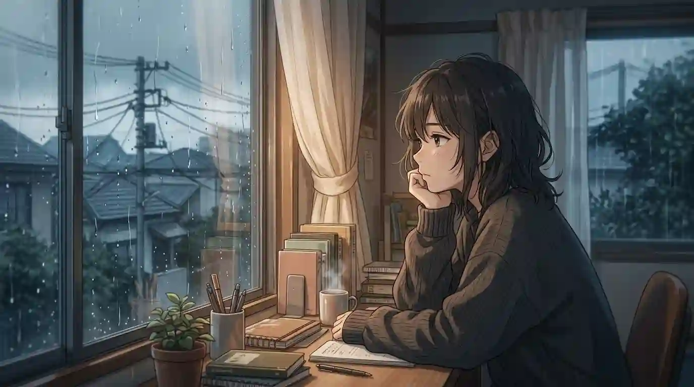 An-anime-character-looking-through-a-window