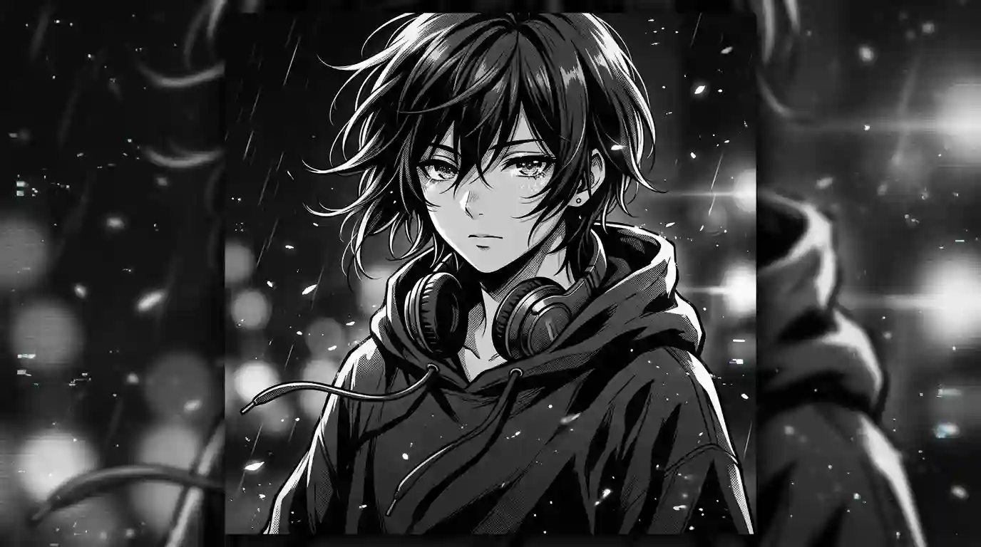 Anime-Black-and-White-PFP-GIF-1