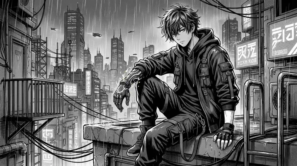Black-and-White-Anime-Boy-Ideas
